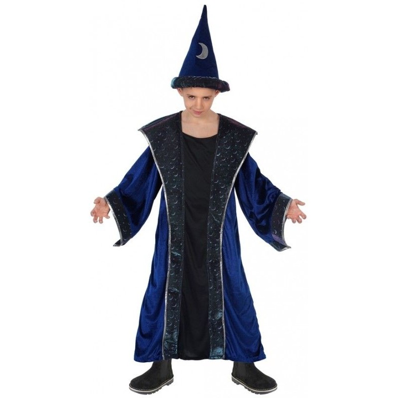 DEGUISEMENT MAGICIEN SORCIER BLEU NUIT CORNELIUS TAILLE 116 DEGUISEMENT MAGICIEN SORCIER BLEU NUIT CORNELIUS TAILLE 116