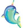 BALLON METALLIQUE NARWHAL 99 CM 