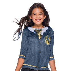 DEGUISEMENT T-SHIRT FILLE IMPRIME POUFSOUFFLE TAILLE 7-8 ANS 