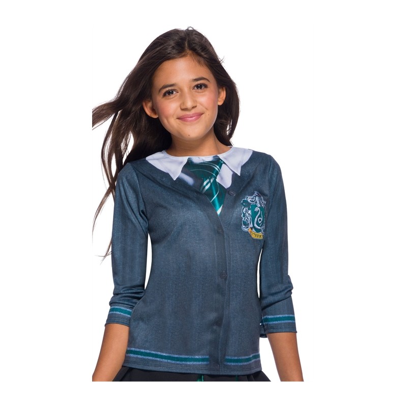 DEGUISEMENT T-SHIRT FILLE IMPRIME SERPENTARD TAILLE 8-10 ANS DEGUISEMENT T-SHIRT FILLE IMPRIME SERPENTARD TAILLE 8-10 ANS