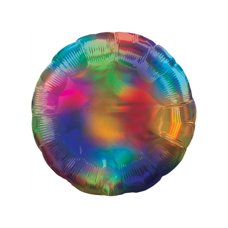 BALLON METALLIQUE ROND IRIDESCENT 45 CM BALLON METALLIQUE ROND IRIDESCENT 45 CM