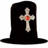 CHAPEAU HAUT DE FORME VAMPIRE 