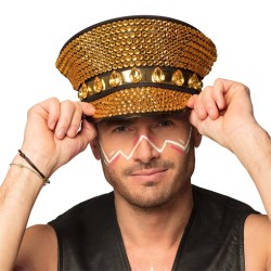 CASQUETTE STRASS OR SUNNY VIBES