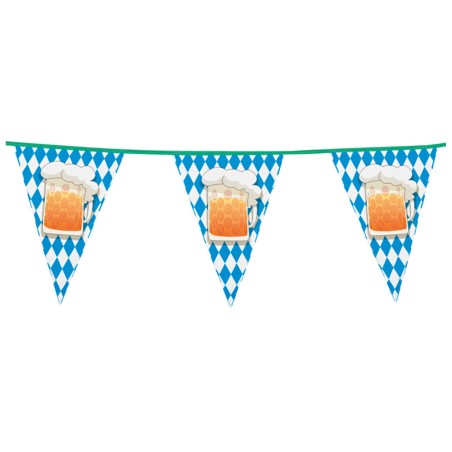 GUIRLANDE FANIONS OKTOBERFEST OU FETE DE LA BIERE 6 M 