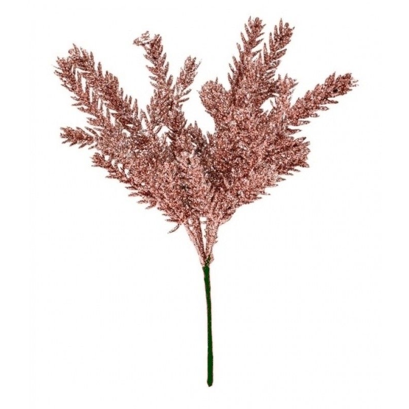 PIC SAPIN ROSE GOLD PAILLETTE 25 CM PIC SAPIN ROSE GOLD PAILLETTE 25 CM