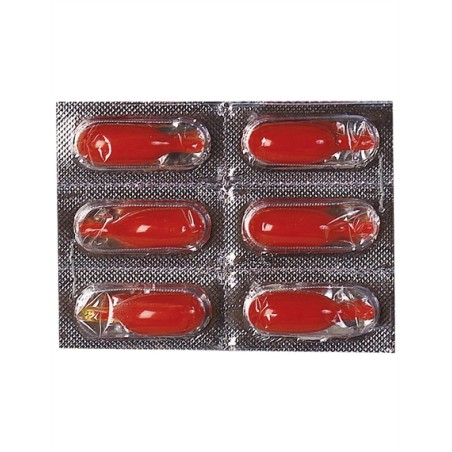 6 CAPSULES DE FAUX SANG LIQUIDE