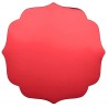 6 SETS DE TABLE BRILLANTS ROUGE
