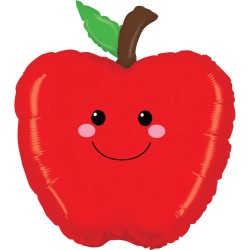 BALLON METALLIQUE FRUIT POMME 66 CM 