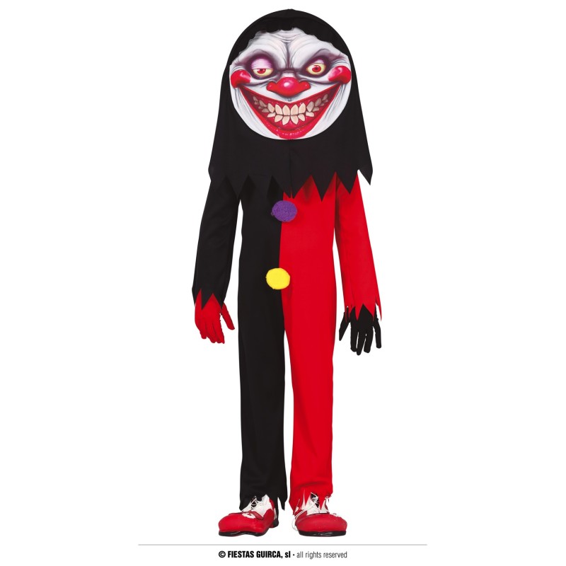 DEGUISEMENT CLOWN MECHANT TAILLE 7-9 ANS DEGUISEMENT CLOWN MECHANT TAILLE 7-9 ANS