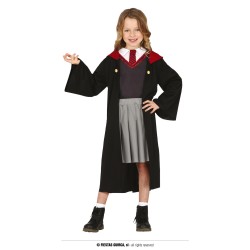 DEGUISEMENT ETUDIANTE EN MAGIE ROUGE TAILLE 7-9 ANS 