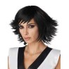 PERRUQUE MANGA NOIR CHEVEUX COURT 