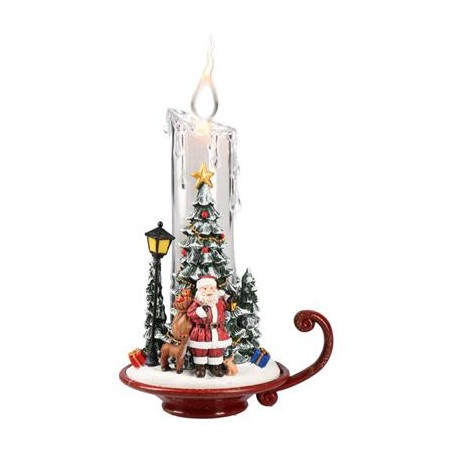 BOUGIE DE NOEL AVEC LUMIERE MULTICOLORE