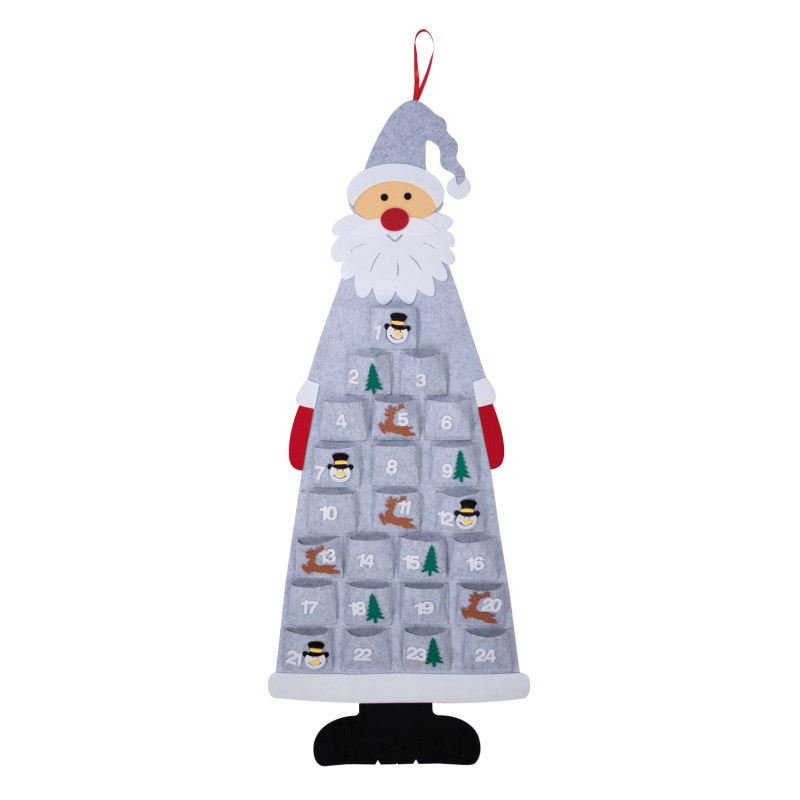 DECORATION CALENDRIER DE L'AVENT PERE NOEL 120 CM DECORATION CALENDRIER DE L'AVENT PERE NOEL 120 CM