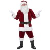 DEGUISEMENT PERE NOEL BORDEAUX VELOUR TAILLE XXL