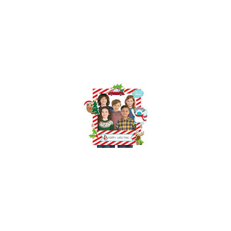 KIT SELFIE AVEC CADRE EN CARTON ET PLASTIQUE NOEL 21 PIECES KIT SELFIE AVEC CADRE EN CARTON ET PLASTIQUE NOEL 21 PIECES