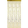 RIDEAU D'ETOILES LAME OR  100 X 200 CM