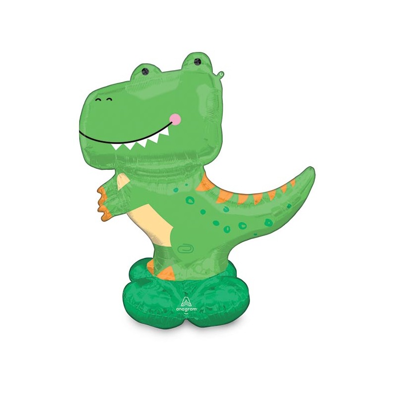 BALLON METALLIQUE AIRLONZ DINOSAURE T-REX VERT 137 CM BALLON METALLIQUE AIRLONZ DINOSAURE T-REX VERT 137 CM