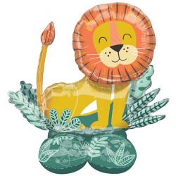 BALLON METALLIQUE AIRLOONZ LION 109 CM 