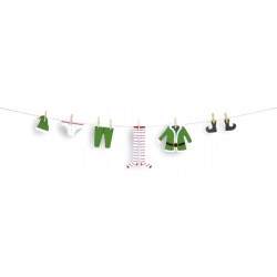 PETITE GUIRLANDE DE LUTIN AVEC MINI CLIP