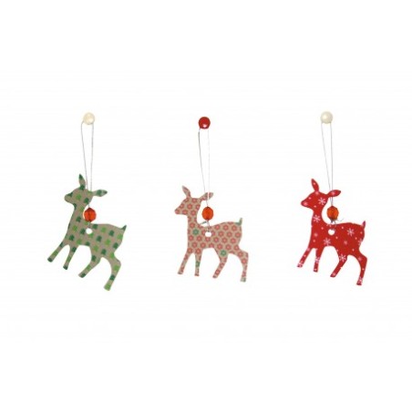 SET DE 6 FAONS ASSORTIS 6 X 7.5 CM