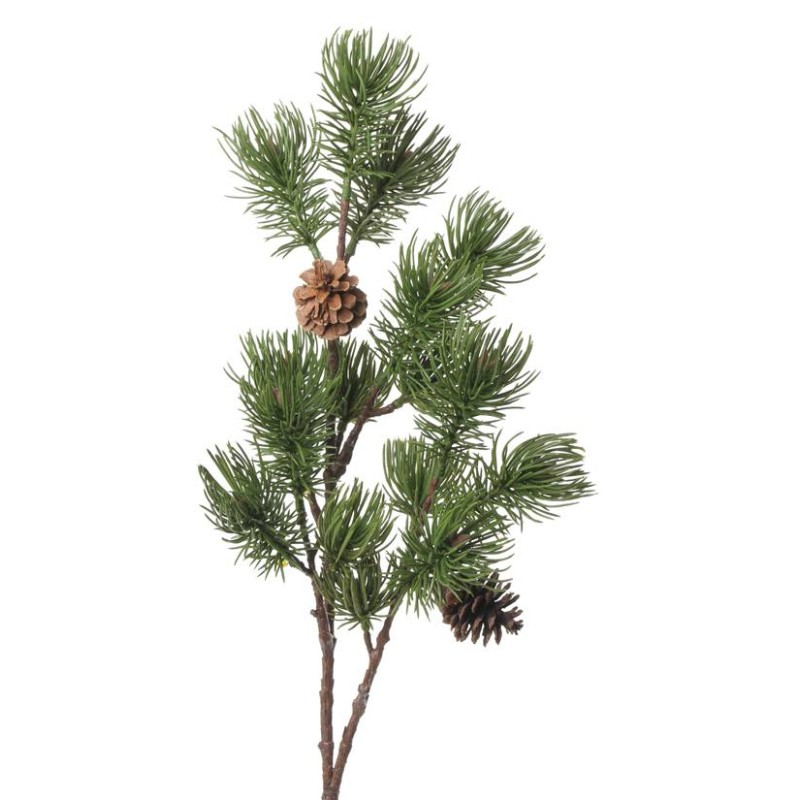 BRANCHE SAPIN POMMES DE PIN 38 CM BRANCHE SAPIN POMMES DE PIN 38 CM