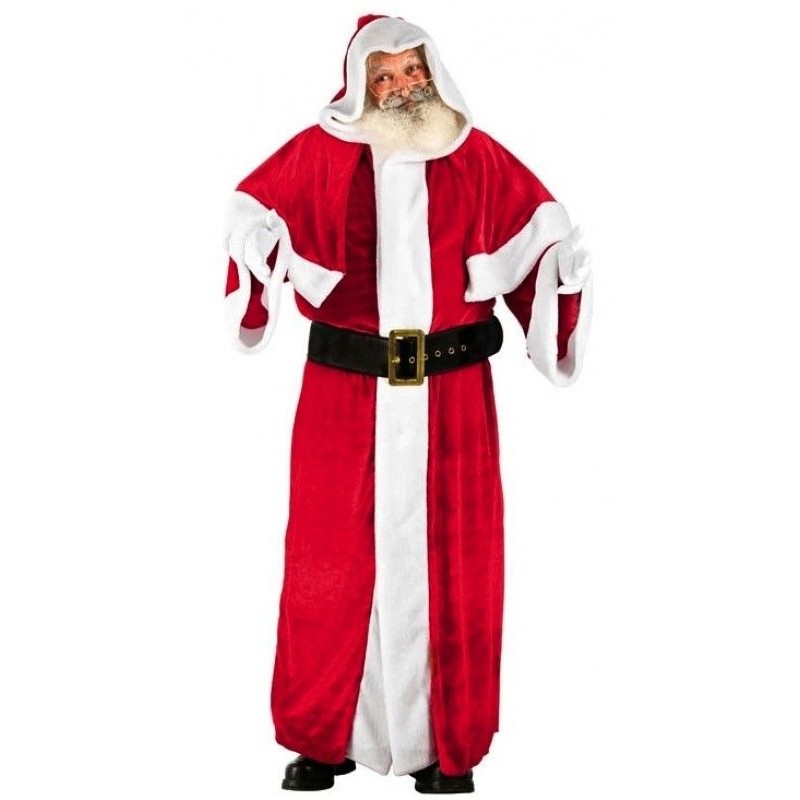 DEGUISEMENT PERE NOEL EUROPEEN  VELOUR LUXE TAILLE UNIQUE