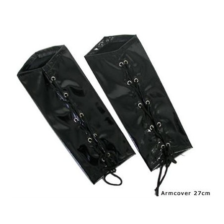 POIGNET DE FORCE SIMILI CUIR A LACER