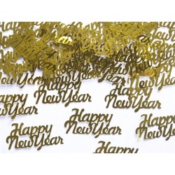 CONFETTIS HAPPY NEW YEAR OR 3 G