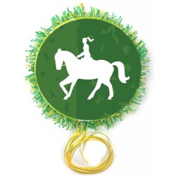 PINATA RONDE EQUITATION CHEVAL A TAPER OU A TIRER