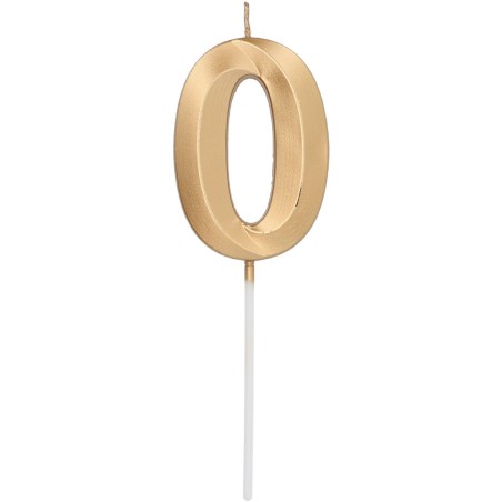 BOUGIE 0  DORE 7 CM