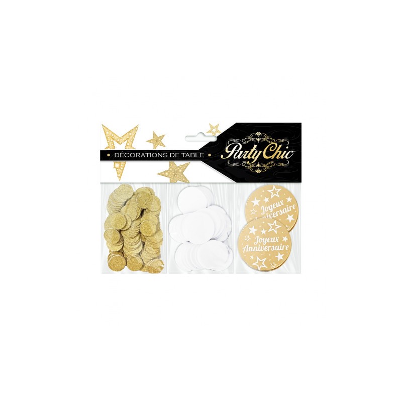 CONFETTIS OR JOYEUX ANNIVERSAIRE CONFETTIS OR JOYEUX ANNIVERSAIRE