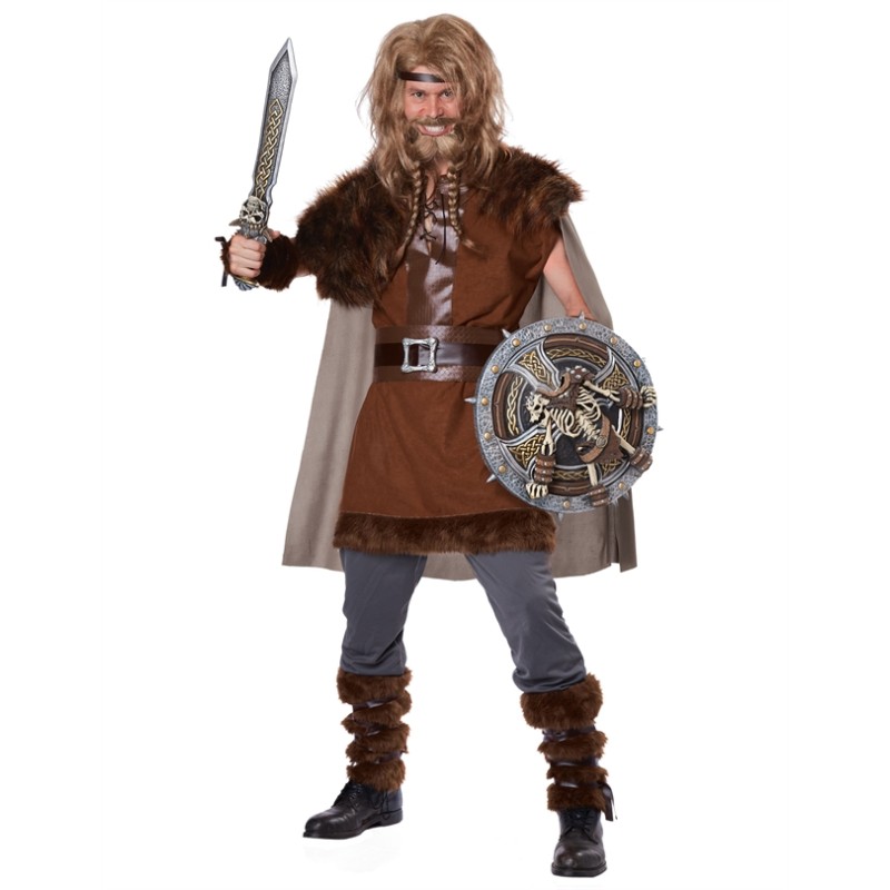 DEGUISEMENT VIKING PUISSANT BRUN HOMME TAILLE XL