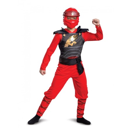 DEGUISEMENT NINJAGO DRAGON ROUGE TAILLE 7-8 ANS 