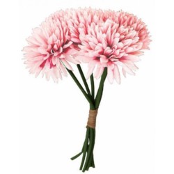 BOUQUET DAHLIAS  26 CM ROSE PASTEL