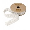 RUBAN COTON DENTELLE BLANC 2 CM X 2 M 