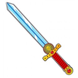 EPEE DE COEUR DE LION EN MOUSSE EVA 52 CM 