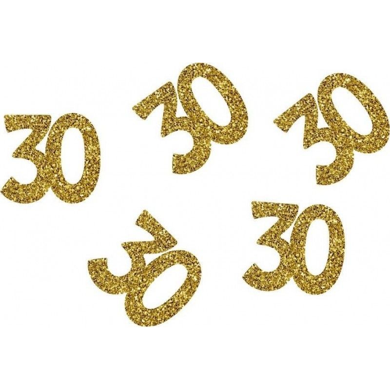CONFETTIS A PAILLETTES OR 30 ANS CONFETTIS A PAILLETTES OR 30 ANS
