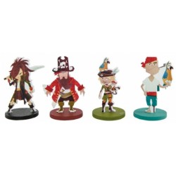 SET 4 MARQUE PLACE PIRATES 5 CM 