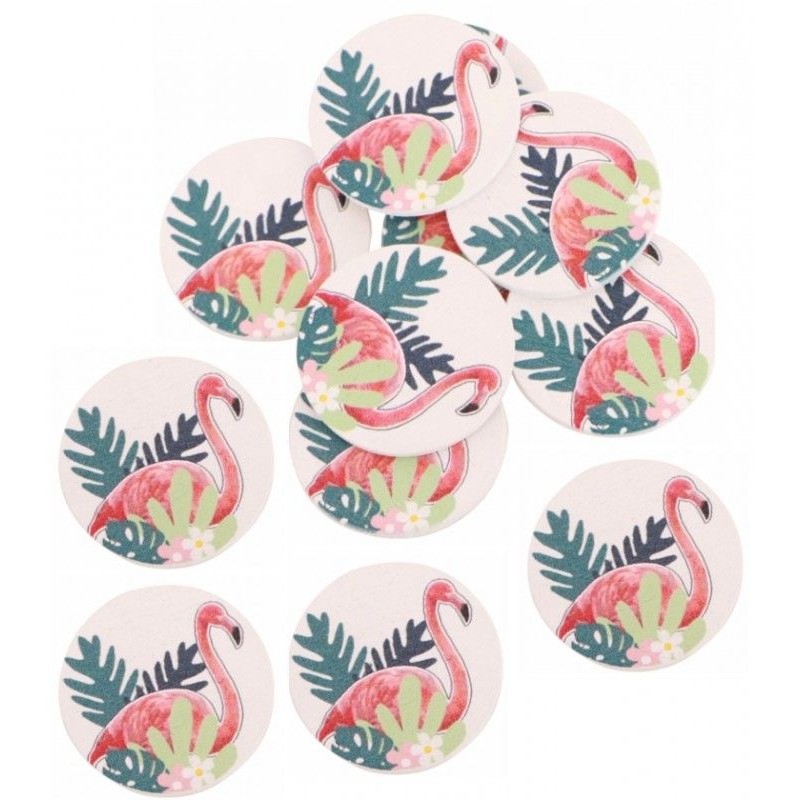 CONFETTI FLAMANT ROSE DIAMETRE 2.8 CM CONFETTI FLAMANT ROSE DIAMETRE 2.8 CM