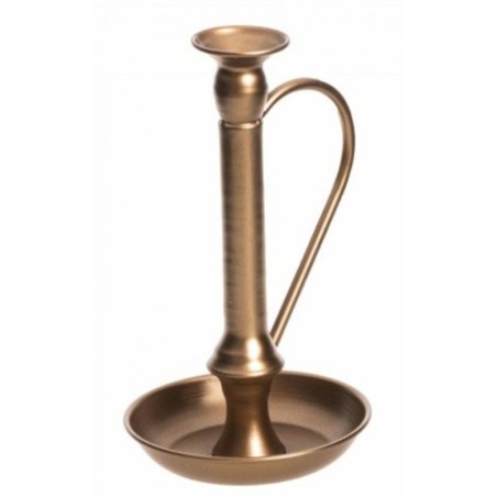 CHANDELLE METAL AVEC ANSE 9.5 X 31.5 CM 