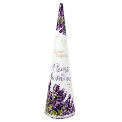 CONE DE LAVANDE  H. 20 CM
