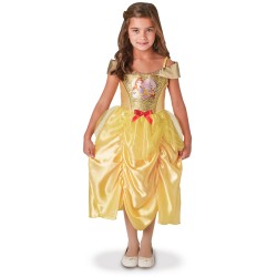 DEGUISEMENT ENFANT FILLE PRINCESSE LA BELLE  TAILLE 5-6 ANS 