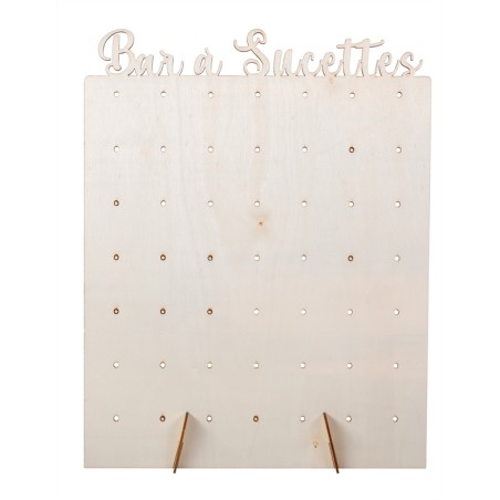 PRESENTOIR A SUCETTES EN BOIS 40 X 30 CM 