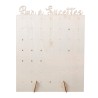PRESENTOIR A SUCETTES EN BOIS 40 X 30 CM 
