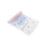 CHEMIN DE TABLE TISSU FILLE OU GARCON 28 CM X 5 M 