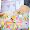 16 SERVIETTES ARC-EN-CIEL 33 X 33 CM 