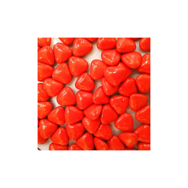 DRAGÉES MINI COEURS CHOCOLAT 500 GR – ROUGE