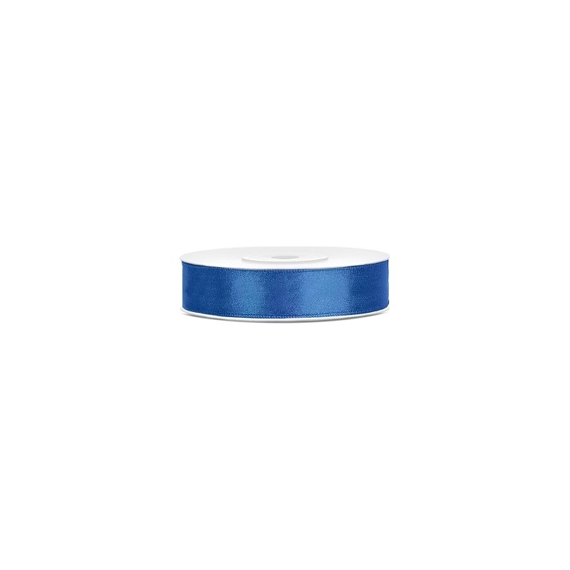 RUBAN SATIN BLEU MARINE 12 MM X 25 M RUBAN SATIN BLEU MARINE 12 MM X 25 M