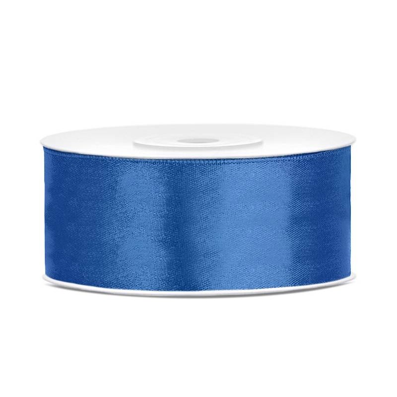 RUBAN SATIN BLEU ROI 25 MM X 25 M RUBAN SATIN BLEU ROI 25 MM X 25 M