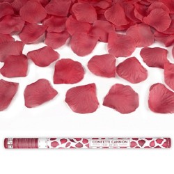 CANON A CONFETTIS PETALES ROUGE 80 CM